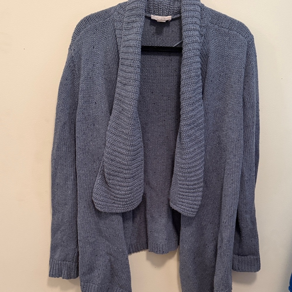 LOFT Soft Blue Women's Cardigan